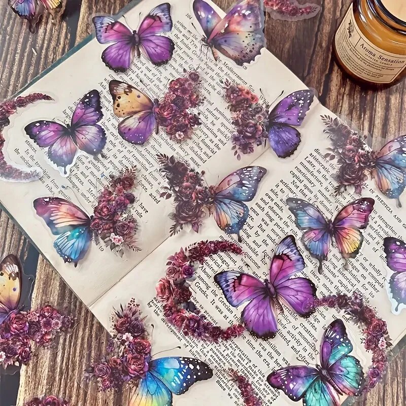 30 pz/pacco adesivi PET farfal - Embellishments For Scrapbooking recensione e prezzo