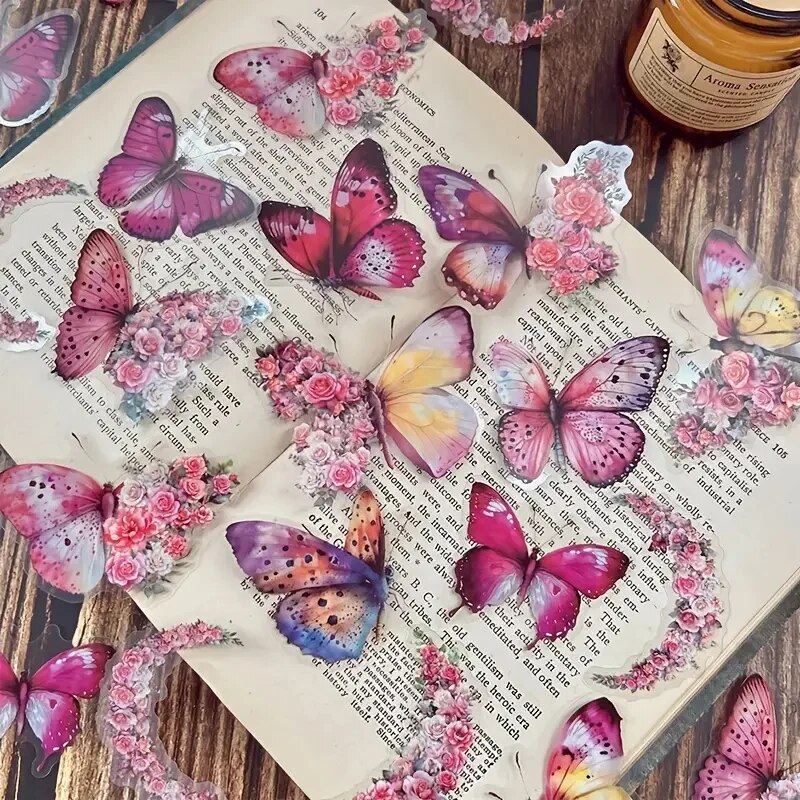 30 pz/pacco adesivi PET farfal - Embellishments For Scrapbooking recensione e prezzo