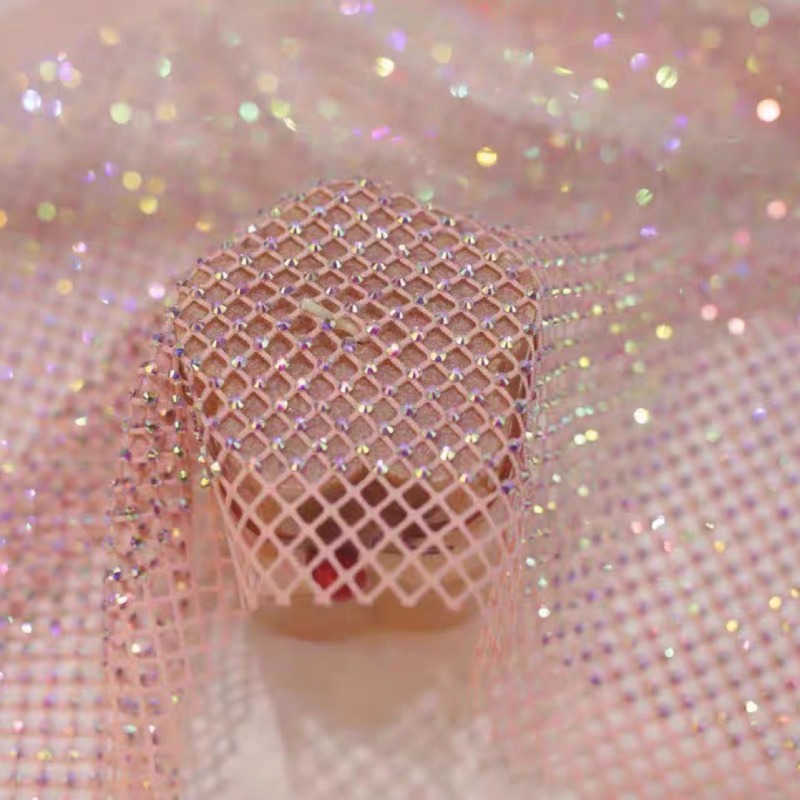 Tessuto a rete elasticizzato c - Crystal Mesh Fabric recensione e prezzo