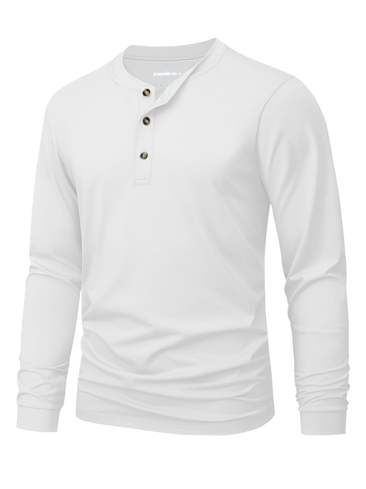 T-shirt Henley da uomo, tinta  - Embellish Knit recensione e prezzo